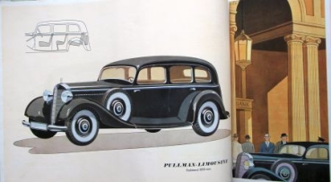 Mercedes-Benz 230 Modelprogram 1937 Carbrochure (3726)